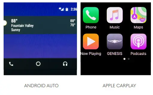 GENESIS G70 Car - multimedia screen
