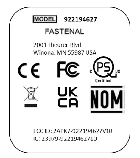 FASTENAL 922194627V10 FAST Bin System (8)