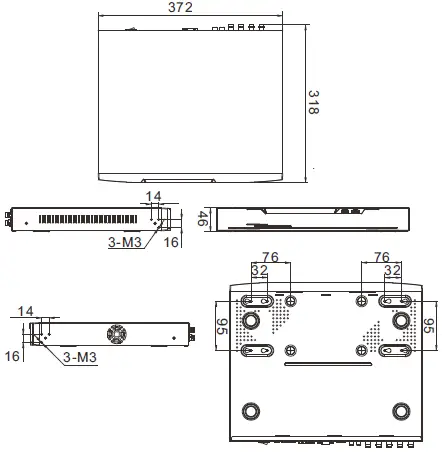 sunell SN-XVR3808E2 HD Video Recorder 08