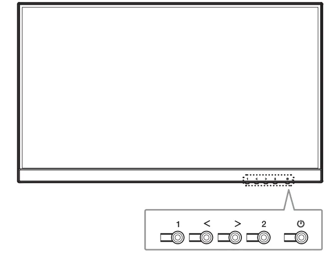 Hanwha Techwin SMT-2212 Security Led Monitor - Front