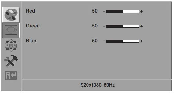 Hanwha Techwin SMT-2212 Security Led Monitor - SETTINGS 2