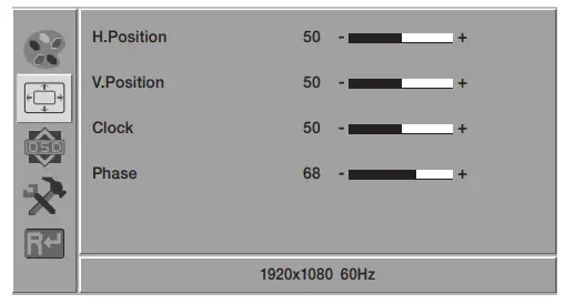 Hanwha Techwin SMT-2212 Security Led Monitor - SETTINGS 3