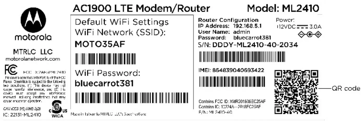 motorola AC1900 WiFi Router ML2410 -icon 2