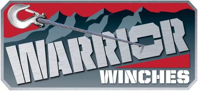 WARRIOR 6000EN 24v electric winch with steel - logo