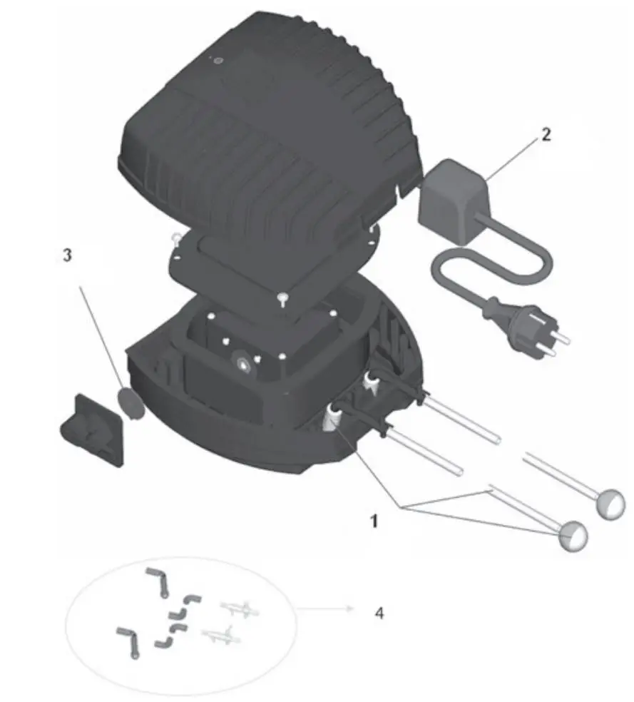 Oase AquaOxy 450 Instruction Manual - Product Overview - Attaching