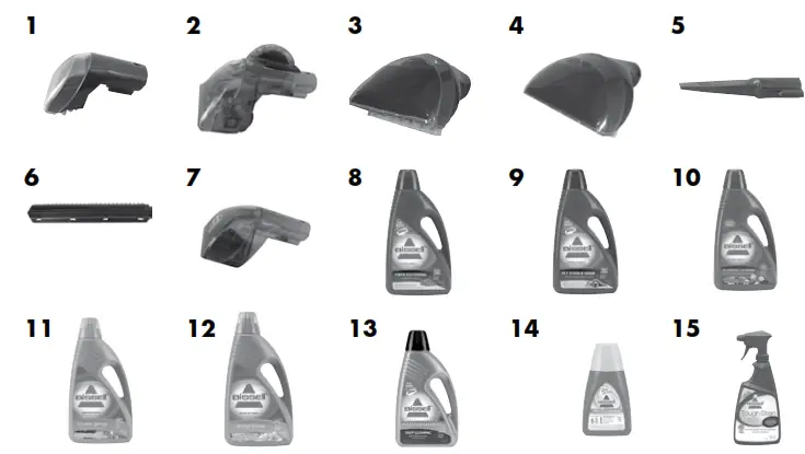 Bissell 9500-P Proheat 2X Cleanshot professional - BISSELL ProHeat 2X