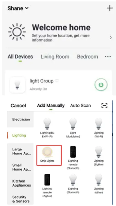 Connecting the Device with App