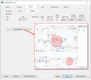 SMARTWITNESS CP4S 4 Channel HD Vehicle DVR - Geofence