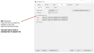 SMARTWITNESS CP4S 4 Channel HD Vehicle DVR - Info Tab