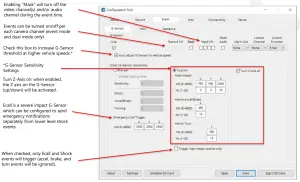SMARTWITNESS CP4S 4 Channel HD Vehicle DVR - vent Tab