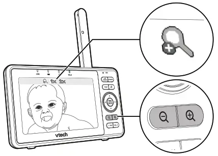 vtech RM5752 Wi Fi 1080P Video Monitor - Zoom