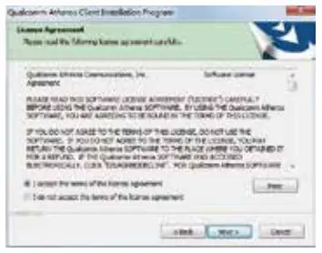 FEBSmart FS-AC60BT PCI Express Wireless AC Dual Band WiFi Bluetooth Adapter Installation Guide - Accept the license