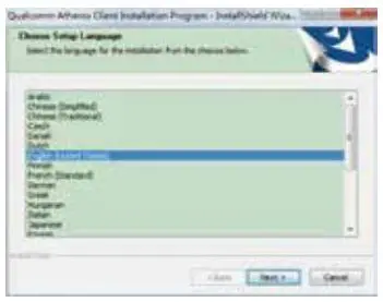 FEBSmart FS-AC60BT PCI Express Wireless AC Dual Band WiFi Bluetooth Adapter Installation Guide - Select Language
