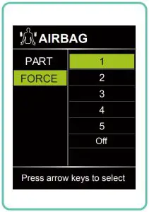 Airbag Intensity
