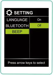 Beep Setting