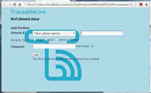 TRACEABLE WiFi Datalogging Hygrometer Thermometer with Remote Notification - 1