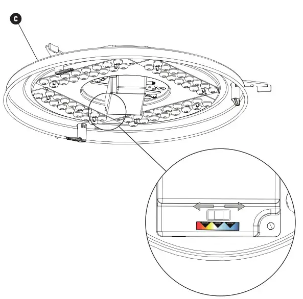 artika FM-HOC-C LED Ceiling Light Fixture- Step 5