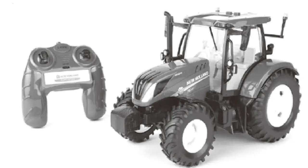 TOMY 47322RX24 16 BF NH T6 180 RC Tractor