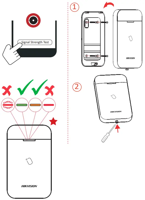 HIKVISION DS PT1 WA Wireless Tag Reader - fig 1