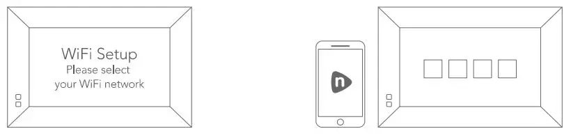 nixplay W10G-03 WiFi Digital Photo Frame Instruction Manual - Paring your frame