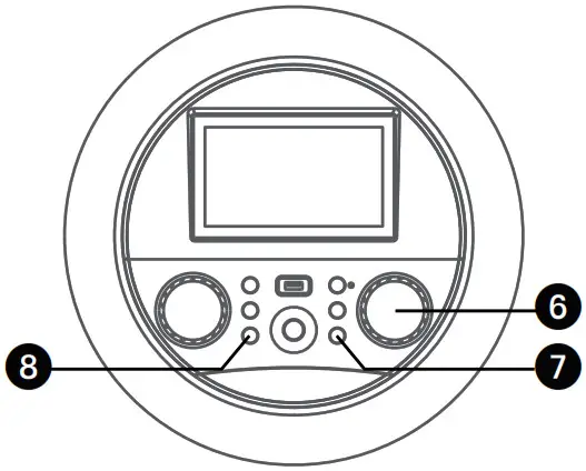 Singing Machine ISM1080XX WiFi Enabled Pedestal System - MIC VOLUME