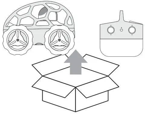 SHARPER IMAGE 1014148-1 Toy RC Orbit Tumbler Glow