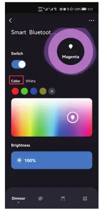 tuya LM053 Bluetooth Mesh 5 in 1 LED Controller - APP Controml