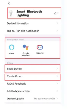tuya LM053 Bluetooth Mesh 5 in 1 LED Controller - Create Group