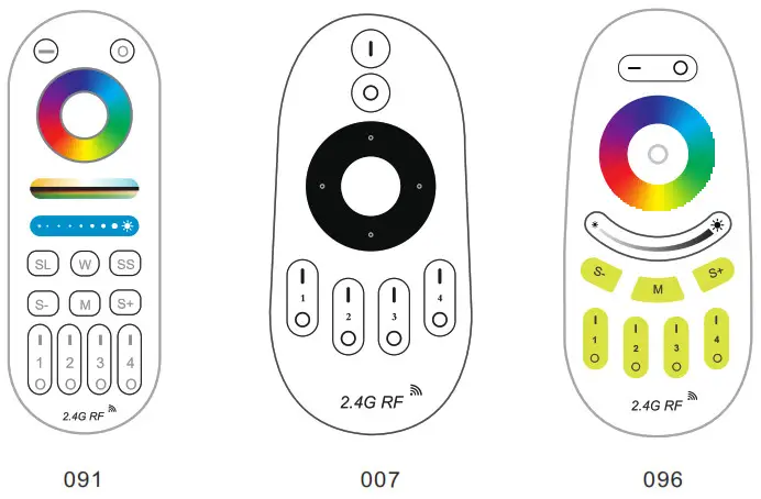 tuya LM053 Bluetooth Mesh 5 in 1 LED Controller - Remote Controller