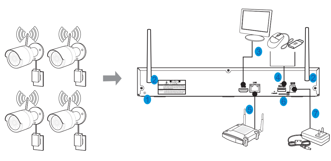 speco technologies ZIPK8WN2 Speco Gray Viewer Series Surveillance - panel 1