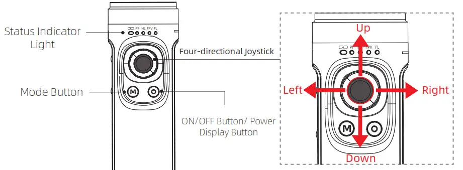INKEE Falcon Handheld Action Camera Gimbal Stablizer- Operation