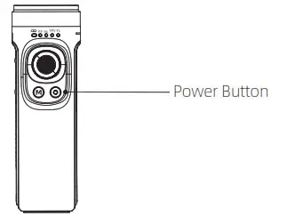INKEE Falcon Handheld Action Camera Gimbal Stablizer- Power Button