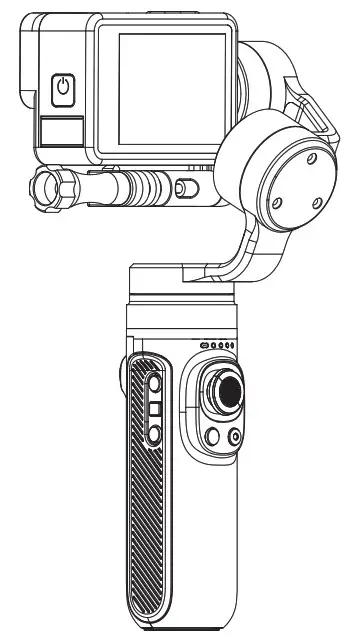 INKEE Falcon Handheld Action Camera Gimbal Stablizer