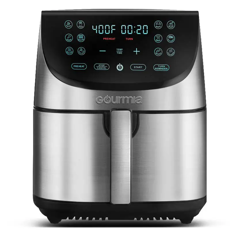 Gourmia GAF856 8 QT Stainless Steel Digital Air Fryer image