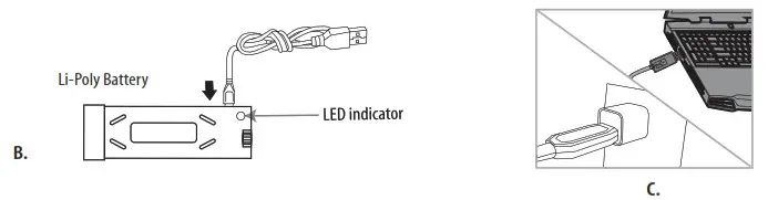 AMAX ASC 2500 Premium HD Video Drone - ALWAYS REMEMBER TO UNPLUG YOUR CHARGING CORD WHEN NOT IN USE