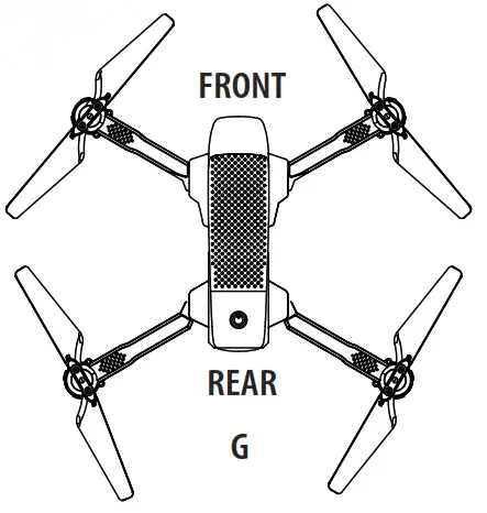 AMAX ASC 2500 Premium HD Video Drone - RECOGNIZING THE FRONT
