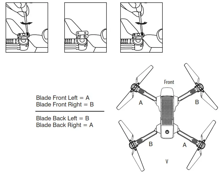 AMAX ASC 2500 Premium HD Video Drone - REPLACING THE PROPELLER BLADES