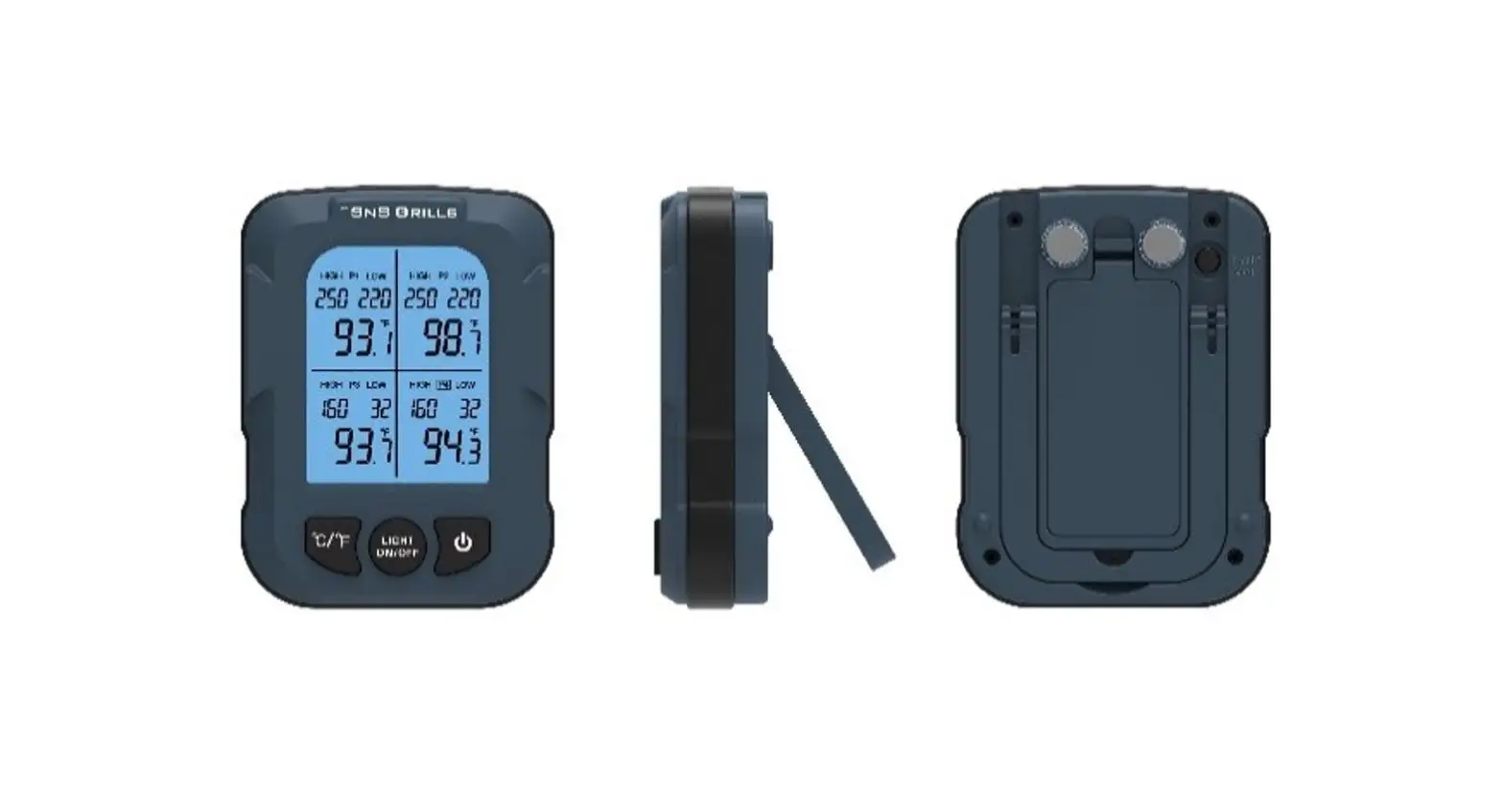 Sns Grills Sns-500 Extended Range Wireless Food Thermometer Instruction Manual
