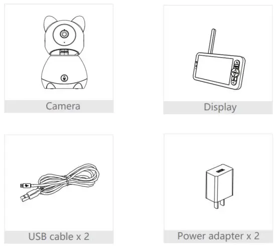 Hangzhou Meari Technology Baby 1M Baby Monitor - box
