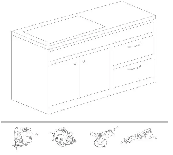 Kraus KWT311-15-316 M Workstation Stainless Steel Top Mount Outdoor Rated Kitchen Sink 5