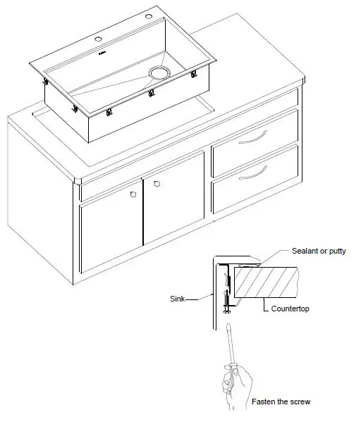 Kraus KWT311-15-316 M Workstation Stainless Steel Top Mount Outdoor Rated Kitchen Sink 8