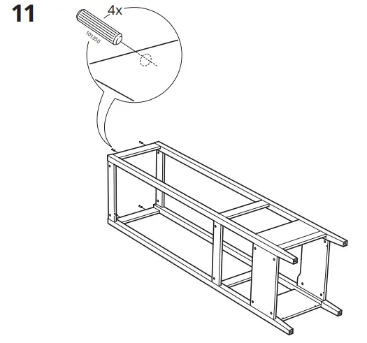 IKEA IDANAS Open Wardrobe Dark Brown Stained 59 211cm - fig12