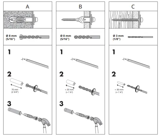 IKEA IDANAS Open Wardrobe Dark Brown Stained 59 211cm - fig20