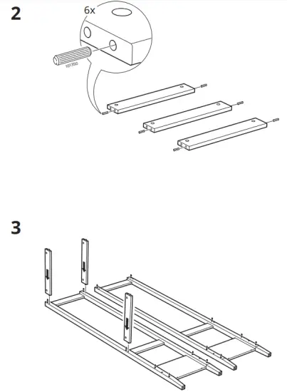 IKEA IDANAS Open Wardrobe Dark Brown Stained 59 211cm - fig7