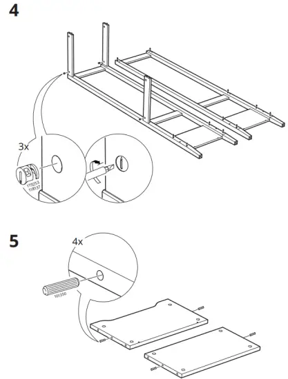 IKEA IDANAS Open Wardrobe Dark Brown Stained 59 211cm - fig8