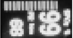 a close up of text on a tile floor