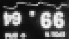 a close up of text on a tile floor