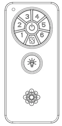 MONTE CARLO 6LFR62 32 Inch 6 Blade Ceiling Fan with Light Kit - Dimming Non Dimming Setting 2