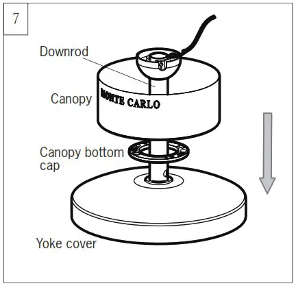 MONTE CARLO 6LFR62 32 Inch 6 Blade Ceiling Fan with Light Kit - Product Overview 7