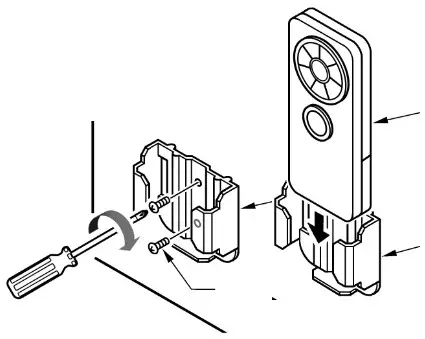 MONTE CARLO 6LFR62 32 Inch 6 Blade Ceiling Fan with Light Kit - Wall mount cradle installation